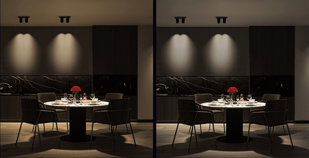 Yeelight Spotlight Wandleuchte 1050m 60W schwarz 3xGU10