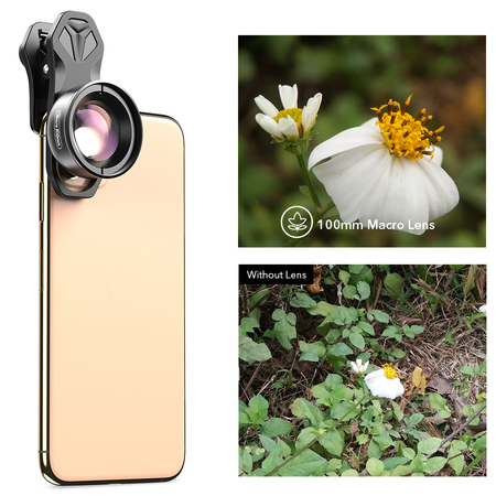 Makro-Objektiv 100mm für Handy 4K Bild