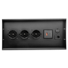 Ukryte Gniazdo Blatowe z Przepustem Kablowym ładowarka PD LAN HDMI Spacetronik SPS-B37S V2