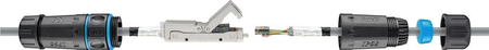 Łącznik kabli sieciowych S/FTP CAT6a IP68 Goobay - zdjęcie 2