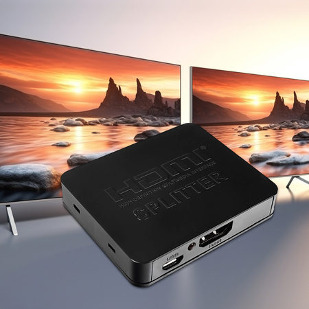 Rozgałęźnik mini HDMI 1x2 Spacetronik HDSP2-M 1/2