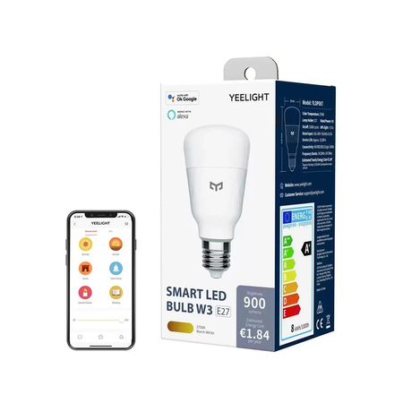 Żarówka LED WiFi E27 W3 Ściemnialna Yeelight  1szt. - zdjęcie 2