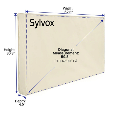 Pokrowiec na telewizor Sylvox 50-55"