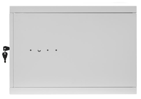 Szafa RACK 19'' 6U 350mm SZARA Drzwi stalowe