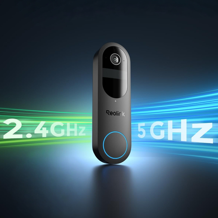 Wideodomofon Smart 2K 4MP Reolink Battery WiFi czarny