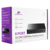 SP-SG108 Gigabit-SWITCH mit 8 Anschlüssen