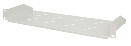 Półka do szaf Rack 19" Spacetronik 1U 170mm SZARA