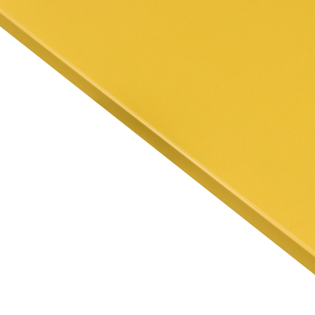Uniwersalny blat pod biurko 130x65cm Musztardowy