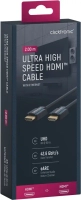 CLICKTRONIC Kabel HDMI 2.1 UltraHD 8K 60Hz HDR10+ 2m OUTLET