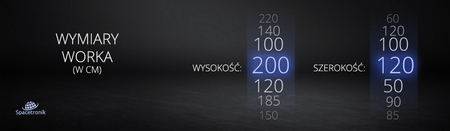 Worek Sztauerski BDB1220, 120x200cm poduszka powietrzna, zabezpieczenie transportowe ładunku