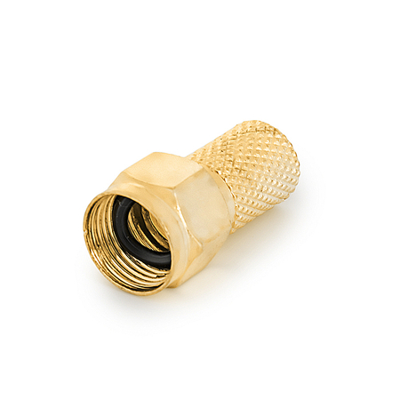 Wtyk typu F nakręcany Big Nut 6,8/22 mm Spacetronik TV-FT02G 100 szt.