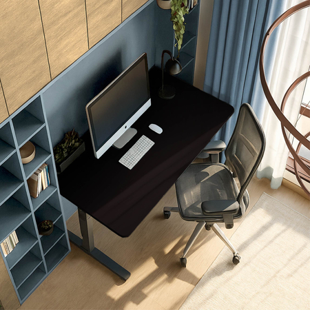 Blat MDF malowany proszkowo 120x60x2.5 Pure Black