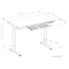 Mobile Singlel-Motor Sit-Stand Desk ASTRID