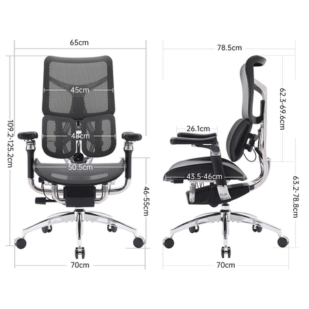 Springle 66 Büro-Drehstuhl Schwarz