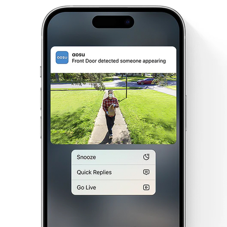 Zestaw 4 kamer solarnych + stacja 32GB Aosu P1 SE SL-C8E-4H