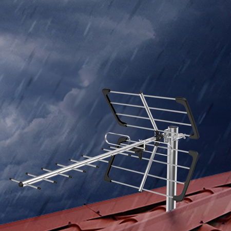 DVB-T2 Spacetronik EOS UHF Antenne Schwarz - zdjęcie 2