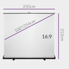 Ekran Projekcyjny Podłogowy Napinany SST 100" 4K Outlet C