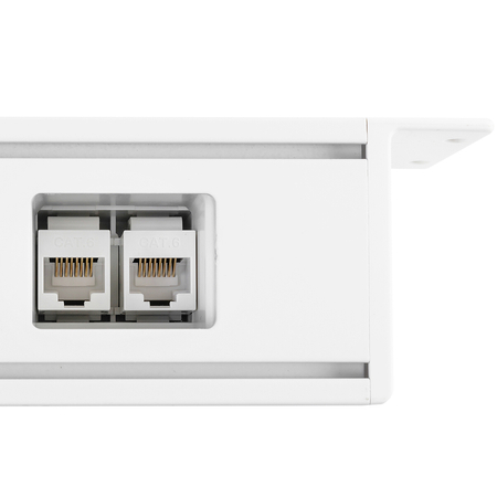 Przedłużacz Podblatowy do Biurka Listwa Zasilajaca USB RJ45 CAT.6 USB Spacetronik SPSU38W_V2