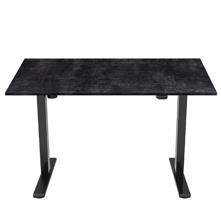 Blat na biurko uniwersalny 120 x 80 cm BETON CIEMNY