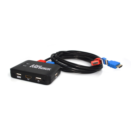 Przełącznik Switch KVM USB + HDMI 2/1 Spacetronik SPH-KVM21