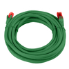 Kabel RJ45 CAT 6 U/UTP AWG24 zielony 7,5m