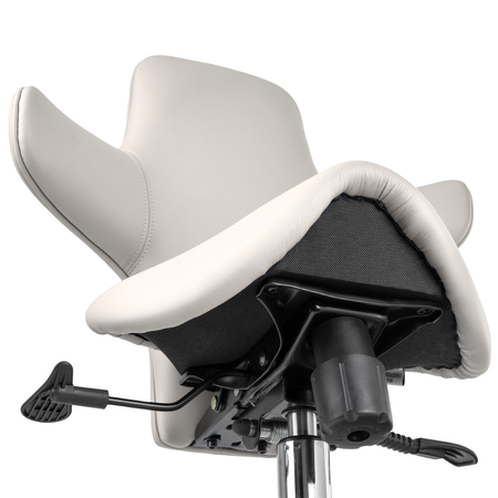 Ergonomiczny hoker regulowany SELLA 4 biały Outlet B-