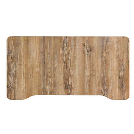 Czarne biurko elektryczne Spacetronik SPE-152B z blatem 138×68 Drewno retro