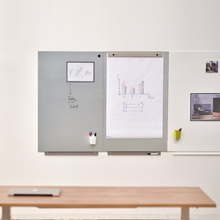 Uchwyt do bloku papieru na tablicę + 20 arkuszy papieru 70gr