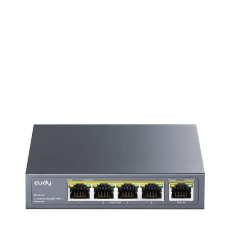 PoE++ Extender 1x4 PoE+ Gigabit POE40 - zdjęcie 2