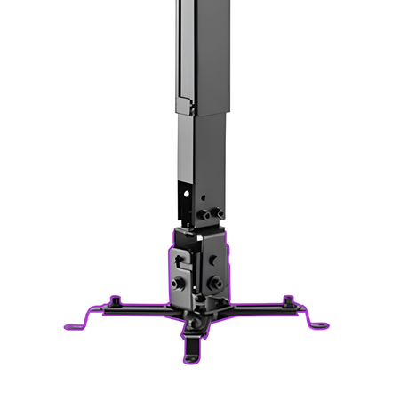 Uniwersalny czarny uchwyt do projektora Spacetronik SPA-P01B