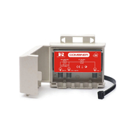 Sumator zewnętrzny masztowy SAT+DVB-T2 RED EAGLE obudowa+opaska