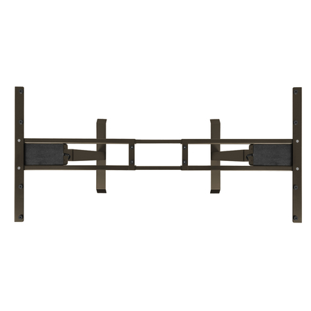 Biurko regulowane Vegard elektryczne dwusilnikowe MDF beżowo-czerwone