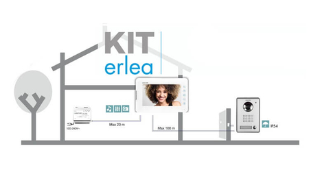 Alcad Erlea Video-Türsprechanlage