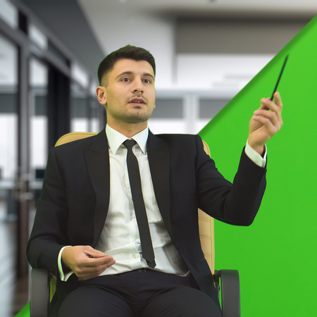 Ekran Green Screen Tło Zielone na Statywie Zestaw 90" cali