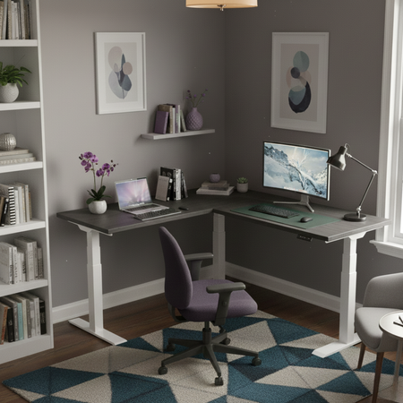 Elektryczny stelaż biurkowy Spacetronik SPE-323TW 120 stopni