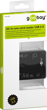 Goobay SD microSD MMC M2 AiO Speicherkartenleser - zdjęcie 2