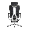 Fotel ergonomiczny biurowy 3D z podnóżkiem Spacetronik Torhild Szary OUTLET