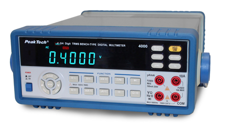 Multimetr stołowy stacjonarny 1000V 10A AC/DC PeakTech 4000