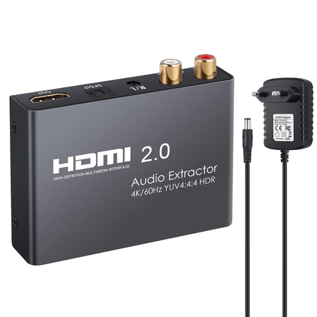 Extractor HDMI-HDMI + Audio SPDIF lub R/L SPH-AE03