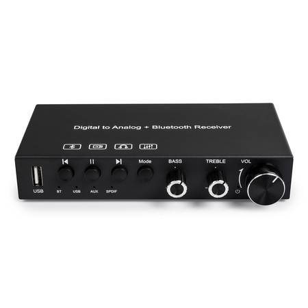 Konwerter DAC Bluetooth Audio Digital na Analog R/L lub Jack 3,5mm Spacetronik SP-HDC13