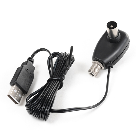 Zasilacz antenowy 5V na USB gniazdo F Spacetronik