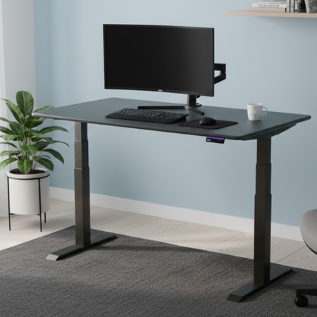 Stelaż elektryczny SPE-232OO Vegard + blat MDF premium – biurko regulowane