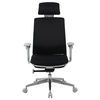 Fotel ergonomiczny biurowy 5D z podnóżkiem Spacetronik Albert Czarny OUTLET