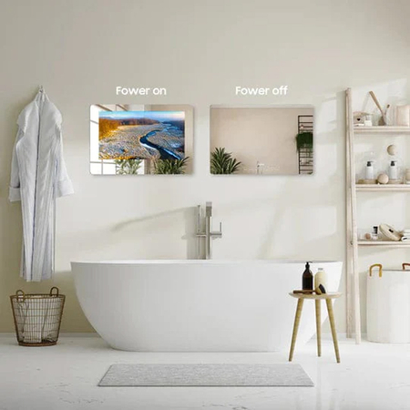 Telewizor lustro naścienne łazienkowe 32" Smart TV - zdjęcie 2