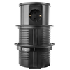Spacetronik SPS-R3D6B V2 runde Tischsteckdose