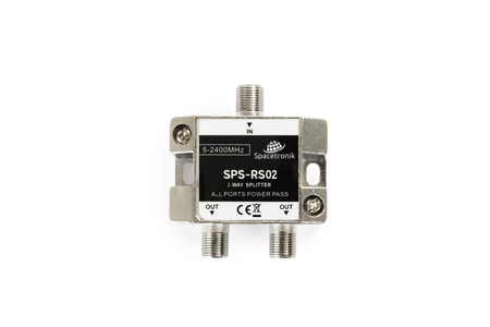Rozgałęźnik TV anteny 1/2 5-2400 MHz Spacetronik SPS-RS02