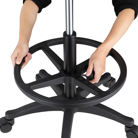 Aktiver ergonomischer Hocker mit Fußstütze Zippy 02