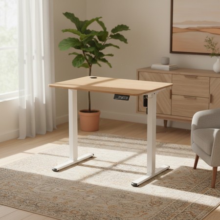 Biurko elektryczne Spacetronik SPEO111WL Moris 80×60 cm - zdjęcie 2