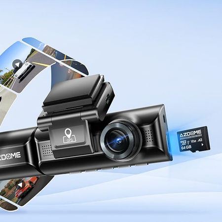 Wideorejestrator 4K 3CH WiFi GPS AZDOME M550 Max