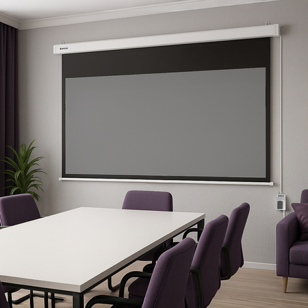 Elektryczny Ekran Projekcyjny SST Ścienny 100" - zdjęcie 2